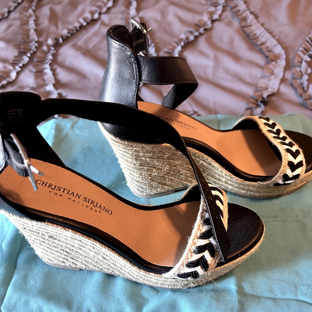 Christian Siriano Wedge Sandals